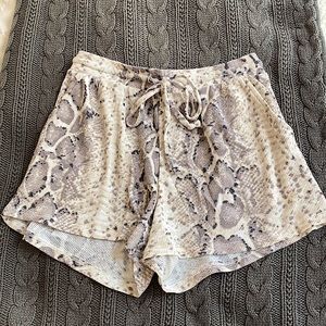 Snake Skin Shorts
